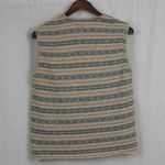 Drift Collective Logo Embroidered Button Up Sweater Vest Tan Size M Photo 4