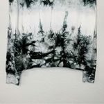 Earth Tie Dye Oversized Crewneck Long Sleeves Pullover Sweatshirt Green Size M Photo 3