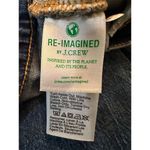 J.Crew Women's Flare Crop Jeans Size 28 Dark Blue Frayed Hem Sustainable Photo 7