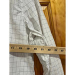 Frank & Eileen  “Frank” White Black Grid Check Button Down Shirt Size L Photo 6