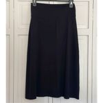 Eileen Fisher black viscose jersey stretch pull on pencil skirt xs Photo 2