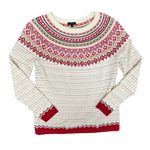 Talbots NEW Diamond Fair Isle Long Sleeve Wool Blend Knit Medium M NWT Photo 3