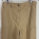 Banana Republic NWT  Linen Blend Khaki Utility Ankle Parachute Pants Size Med Photo 3