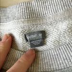 Aerie Gray Crewneck Sweater with Camouflage Pattern Photo 1
