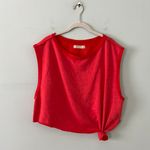 Free People NWT  Fresh To Def Guava Berry French Terry Pullover Tank Photo 5