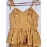 MISA Los Angeles  Rosie Bustier Peplum-Waist Poplin Maxi Dress - Size M Photo 7