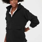 Aerie Offline Black Quarter Zip Anorak Jacket Size Small Petite Photo 0