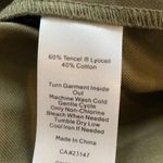 Talbots  olive green lace up midi dress, 3/4 sleeves. NWT women’s size 4 Photo 9