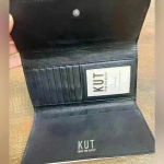 Kut From The Kloth Nwot Kut‎ from the kloth black/white flap open snap closure wallet Photo 3