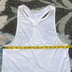 Athleta white high neck mesh tank top size XS Photo 3
