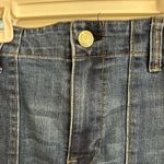 Seven7 Blue Denim Utility Raw Hem Pockets Skirt Size 8 Photo 6