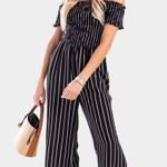 Francesca's Casely Off The Shoulder Jumpsuit Photo 0