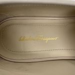 Salvatore Ferragamo Gancini Lug Sole Leather Loafers Beige Size 8.5C Photo 11
