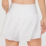 Aerie White Crossover Shorts Photo 1