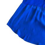 Anthropologie Dolan  Royal Blue High Low Mini Dress Stretch Knit Size Medium Photo 7