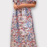 Love Kyla Arabella Polysilk BOHO Chic Lightweight Midi Dress Small NEW Photo 7