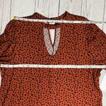 JustFab Puff Sleeve Choker Blouse Size L Photo 11