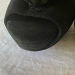 Kate Spade : Black Suede Open Toe Heels- Floral Accent- 7 Photo 15