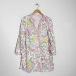 Talbots Aqua Club Gauze Caftan Cover-Up – Island Paisley – XS Photo 2