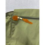 Living Traveling Share Green Canvas Backpack Bag Fold Over Top Zip Pockets Photo 2