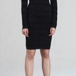 Alice + Olivia  Tabitha Chenille Cashmere Blend Dress Black Size SP Photo 0