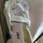 ASOS DESIGN NWT faux leather mini dress in white size 4 Photo 9