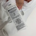 Athleta  Conscious Cut Out Crop D-DD Womens White New XL Photo 13