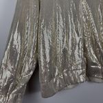 Serra Sequin Bomber Jacket Gold 90s Glam Aldi Tik Tok Viral Ladies Sz L Y2K NWT Photo 3