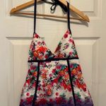 Nanette Lepore NWOT  Fleur De La Mer Halter Tankini Photo 2