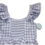 NWT Hill House Daphne in Lilac Jacquard Check Gingham Cotton Midi Dress S Purple Photo 5