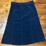 Croft & Barrow navy blue corduroy skirt Photo 2