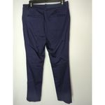 Lauren‎ Ralph Lauren Womens Navy Flat Front Slim Fit Chino Pants Size 10 Blue Photo 5