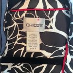 Chico's Open Shoulder Pads Paisley Career Retro Y2K Jacket Blazer Photo 2