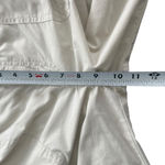 IZOD Vintage Y2K Mid Rise Cropped Cargo Beige Pants Size 12 90s Coastal Preppy Photo 6