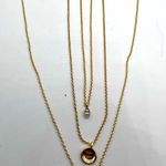 REAL SIMPLE RS Trinity fashion gold three piece necklace set R1019 Photo 4