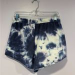 Altar'd State  blue and white tie‎ dye sweat shorts Photo 2