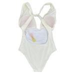 Summersalt NEW The Plunge White One Piece Swimsuit Twist Strap Beach Fit Size 14 Photo 1