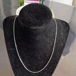 24K Gold Filled 19" Elegant Silver Necklace Photo 0