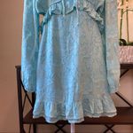 RAHI Aqua Poppy Daisy Ruffle Dress Large NWT Photo 6