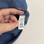 Aerie Blue Cropped Fitted Shirt Size M Photo 3