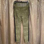Kappa  Olive Green 222 Banda Stele Rhinestone Leggings, L NWT Photo 4