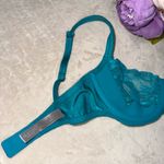 Victoria's Secret NEW Victoria’s Secret Teal Lace Unlined Demi Bra Photo 12