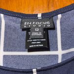 Enfocus Studio  Swing Tunic Dress Black WhiteOrange Photo 2