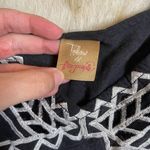 Free People Blue Embroidered Tank Photo 2