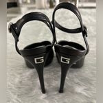 Gucci Authentic Black Leather Betsey Ankle Strap Heels Shoes Sz 36 Photo 4