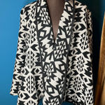 Forever 21 Vintage Black & Gray Aztec Long Sleeve Open Front Jacket Size XS Photo 0