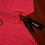 Bebe Sports Hot Pink Crop Top Size Medium Photo 9