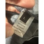 MEG‎ NYC Wide Leg Denim Dark Wash Trousers Cropped Exposed Zip High Rise Size L Blue Size L Photo 6