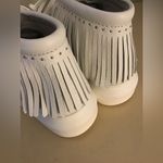 Hollie Watman women white leather Mocassin Fashion sneakers US 6 Photo 7