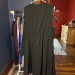 Bloomchic  NWT crochet shoulder black sleeveless wrap vneck front size 14/16 Photo 4